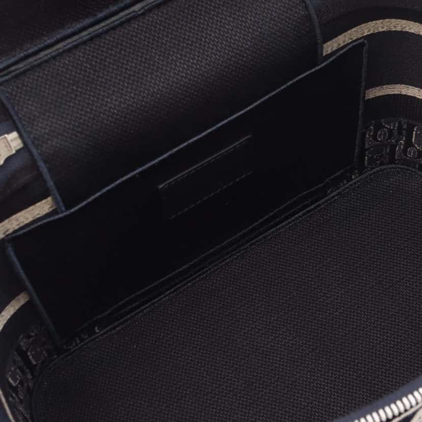 Dior Oblique Canvas Diortravel Vanity Case Blue Canvas Good condition - Inside View