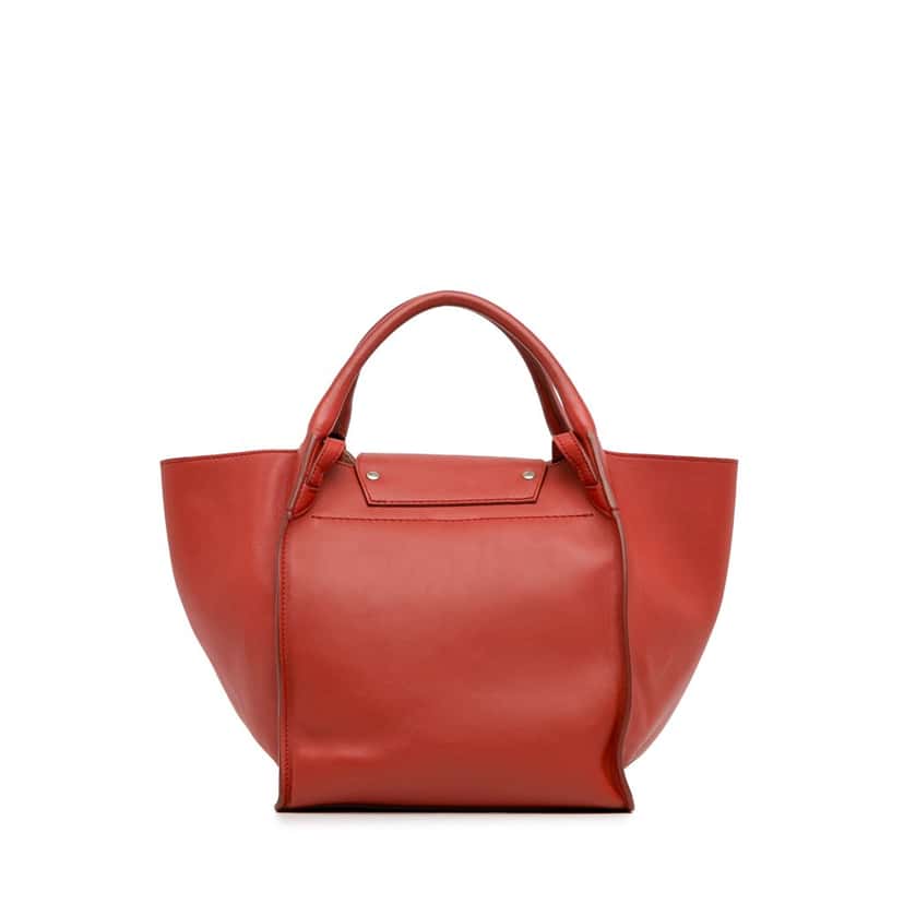 Celine Small Big Bag Red Leather Good condition - Model View