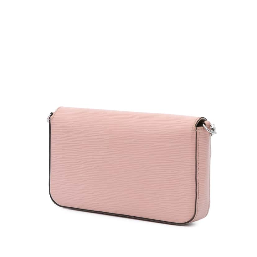 Louis Vuitton Epi Pochette Felicie Pink Leather Good condition - Back View
