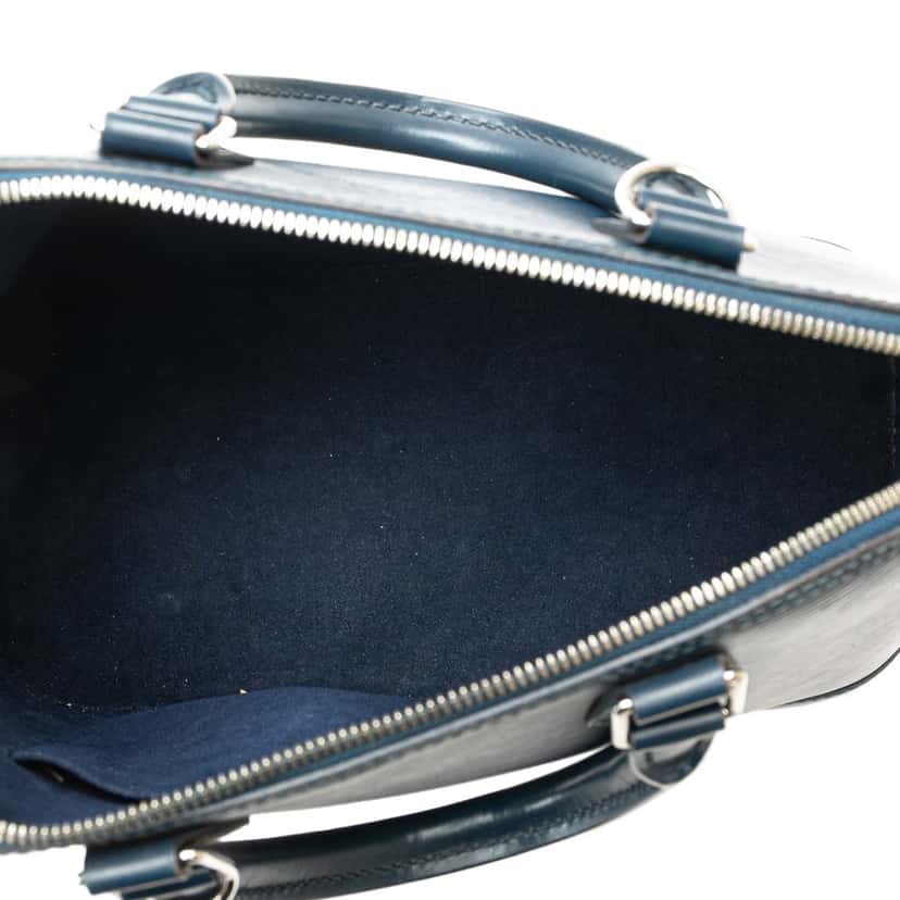 Louis Vuitton Epi Alma PM Blue Leather Good condition - Model View