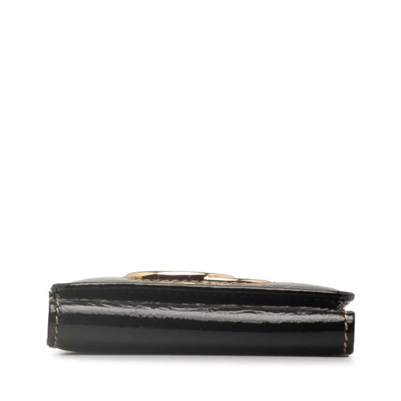 Gucci Britt Leather Key Holder Black Leather Good condition - Model View