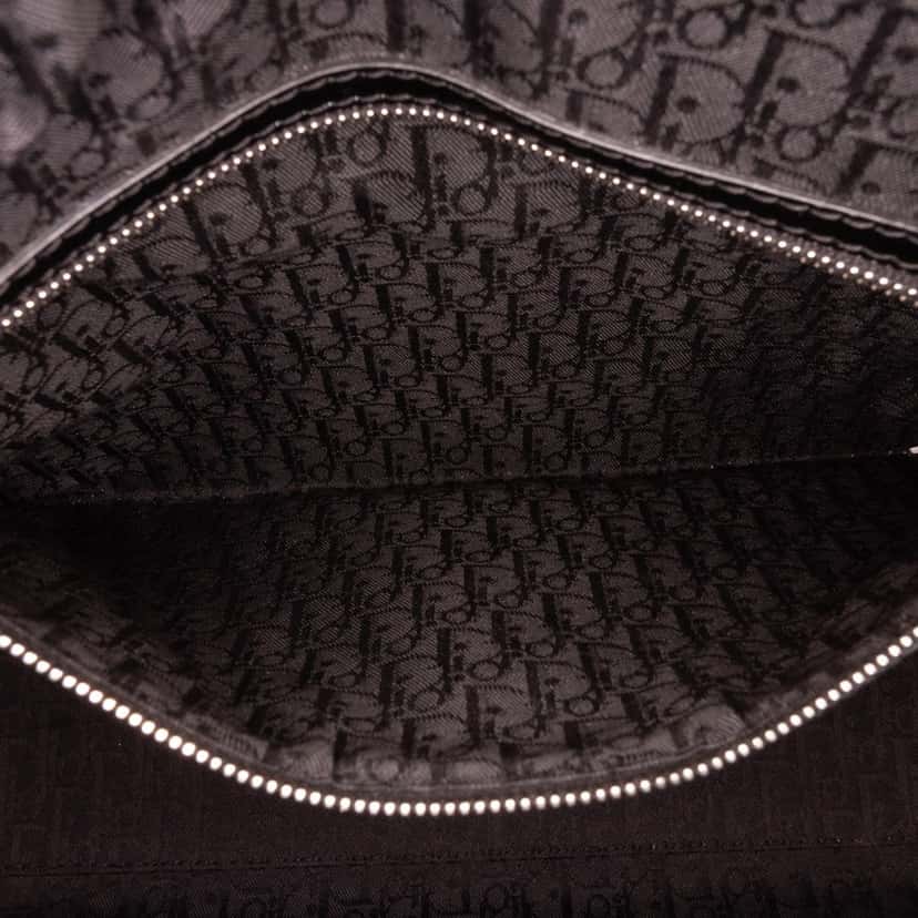 Dior Large Patent Cannage Lady Dior Black Leather Good condition - Box View