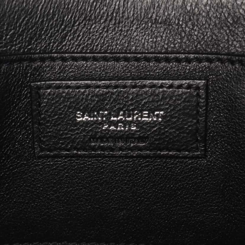 Saint Laurent Small Calfskin Solferino Satchel In Box Blue Leather Good condition - Box View