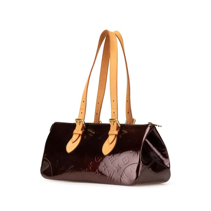 Louis Vuitton Monogram Vernis Rosewood Avenue Purple Leather Good condition - Back View