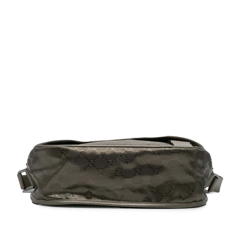 Gucci GG Imprime Crossbody Silver Canvas Good condition - Inside View