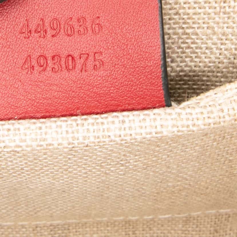 Gucci Mini Microguccissima Emily Crossbody Red Leather Good condition - Box View