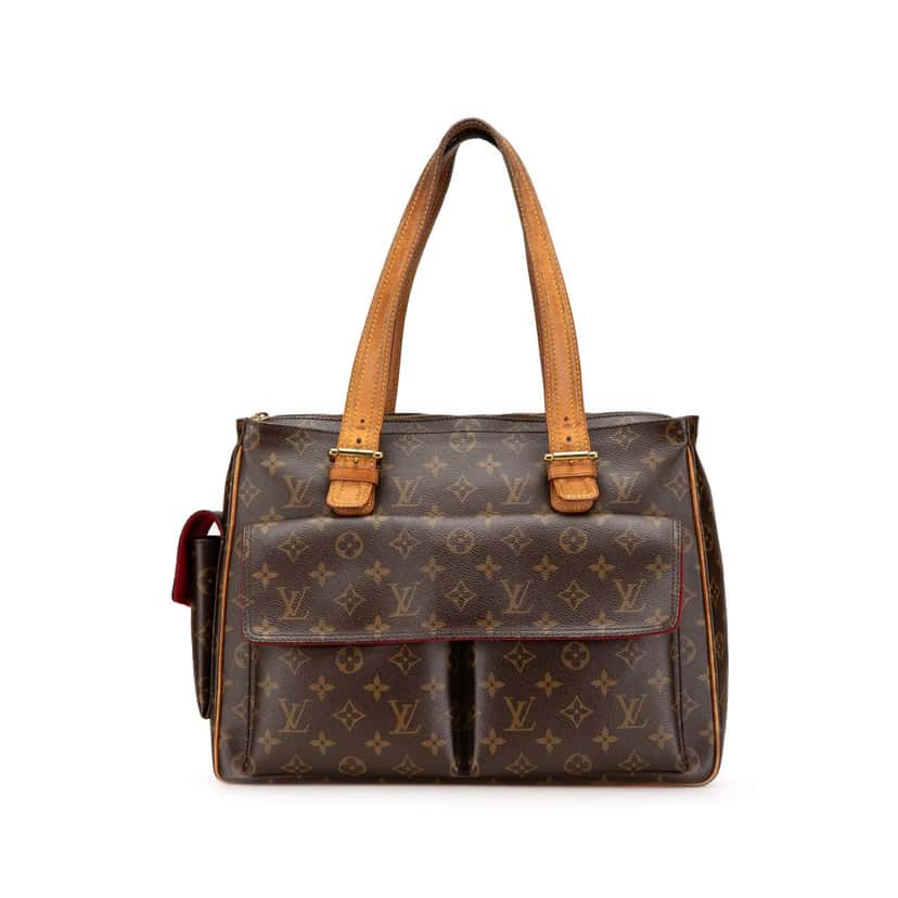 Louis Vuitton Monogram Multipli Cite Brown Canvas Good condition - Front View
