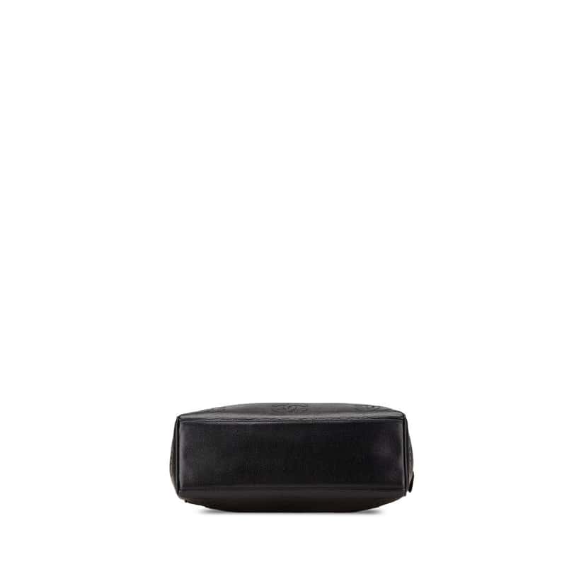 Chanel Triple CC Caviar Tote Black Leather Good condition - Inside View