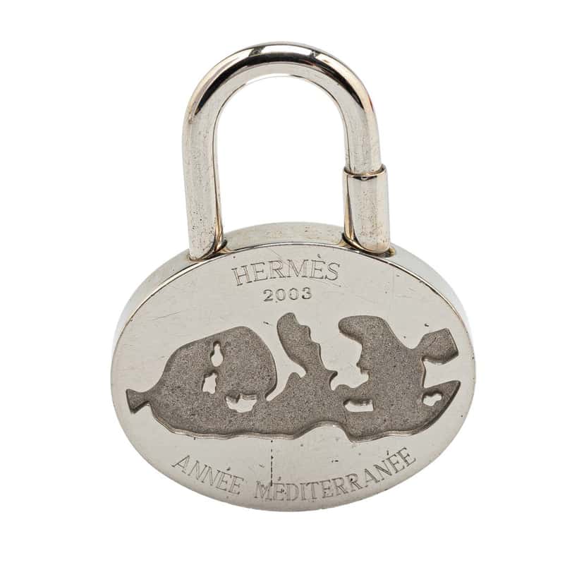 Hermès Palladium Annee Mediterranee Cadena Silver Metal Good condition - Inside View