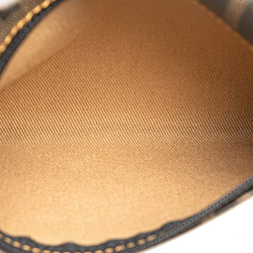 Fendi Large Zucca Mesh Tote Brown Polyester Good condition - Box View
