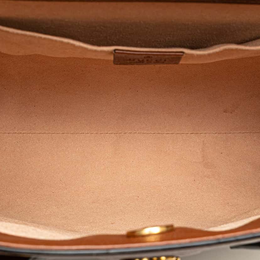 Gucci Small Leather Bamboo Diana Satchel Brown Leather Good condition - Model View