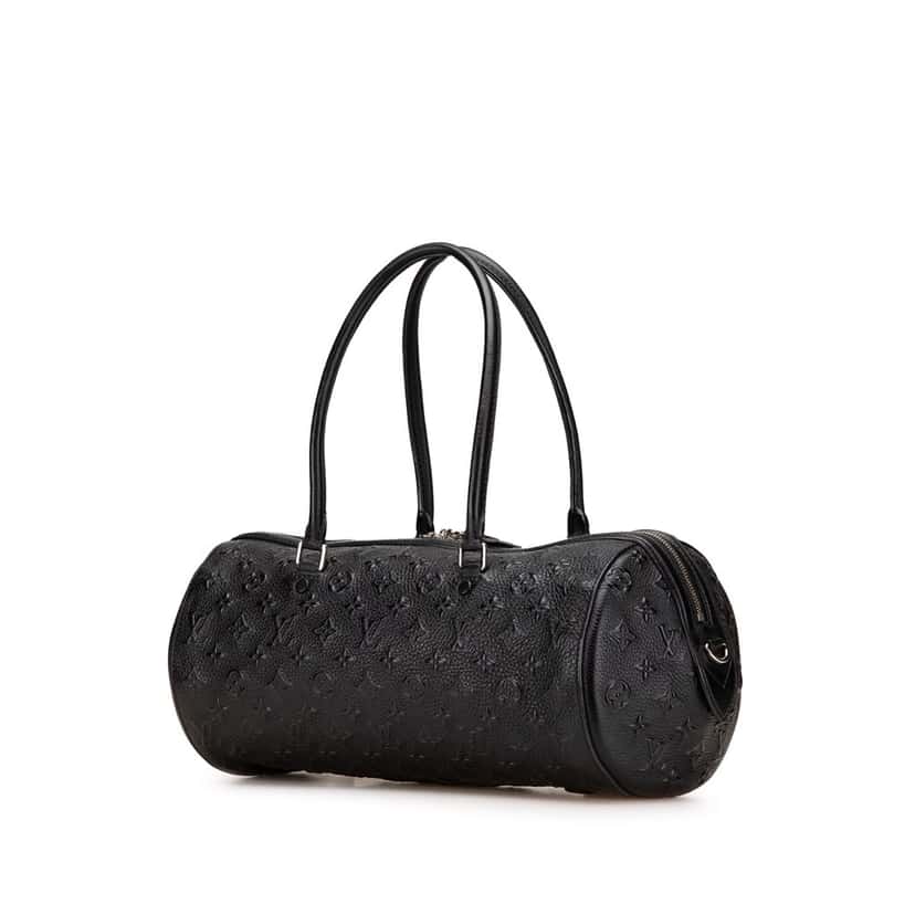 Louis Vuitton Monogram Revelation Neo Papillon GM Black Leather Good condition - Back View