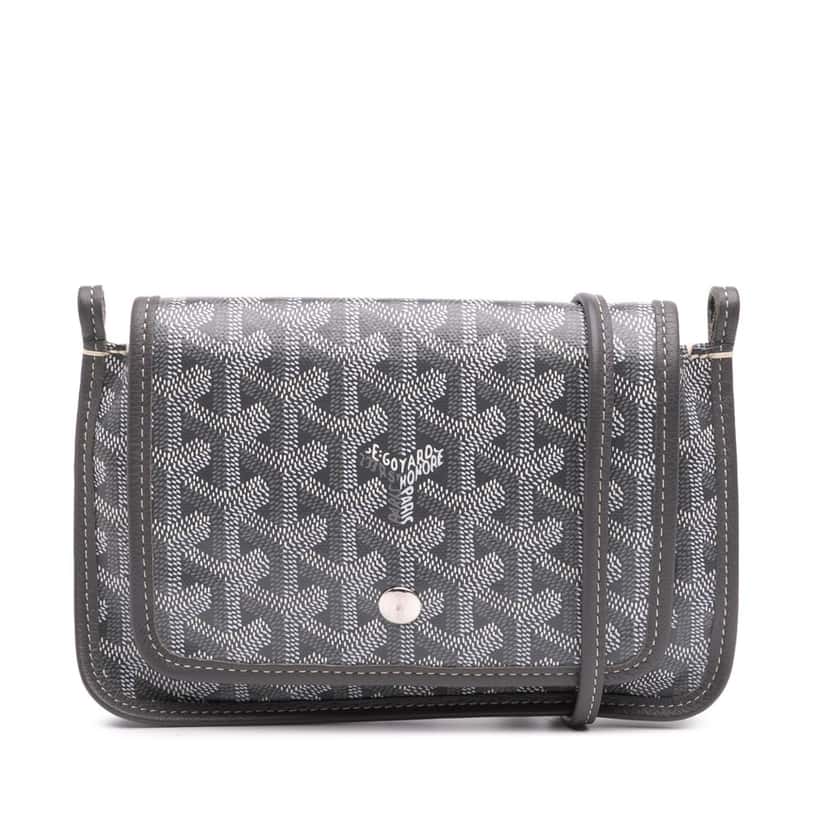 Goyard Goyardine Plumet Pocket Wallet Grey Canvas Good condition - Front View
