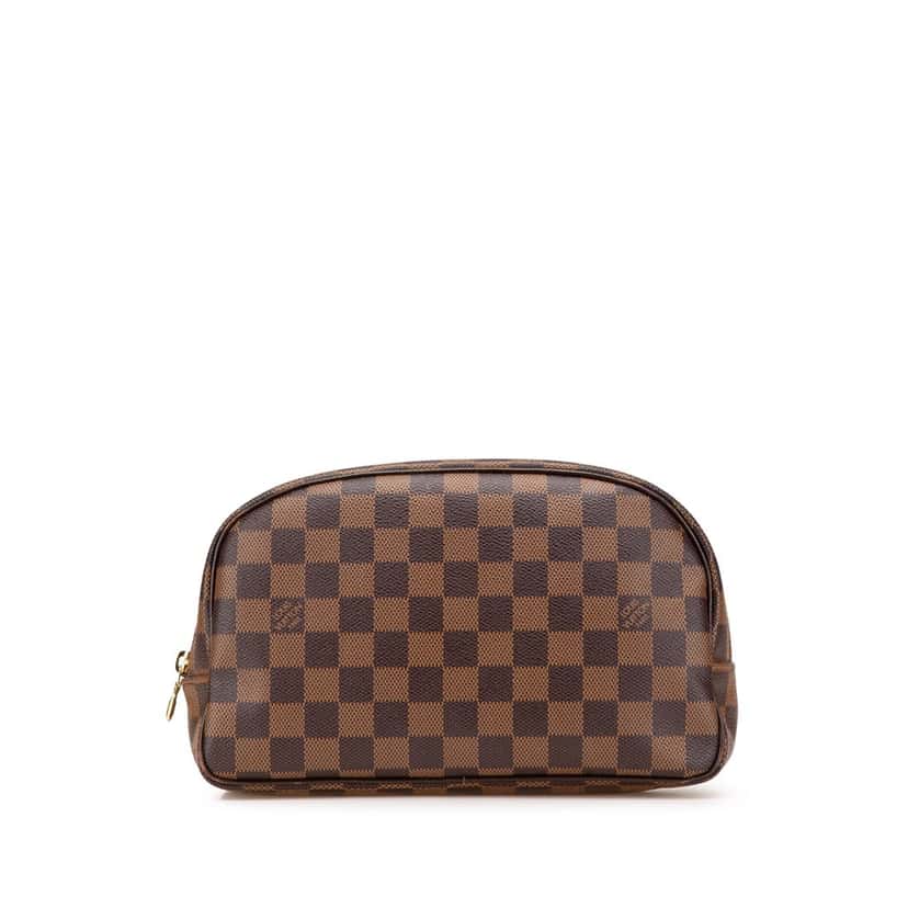 Louis Vuitton Damier Ebene Trousse Toilette 25 Brown Canvas Good condition - Front View