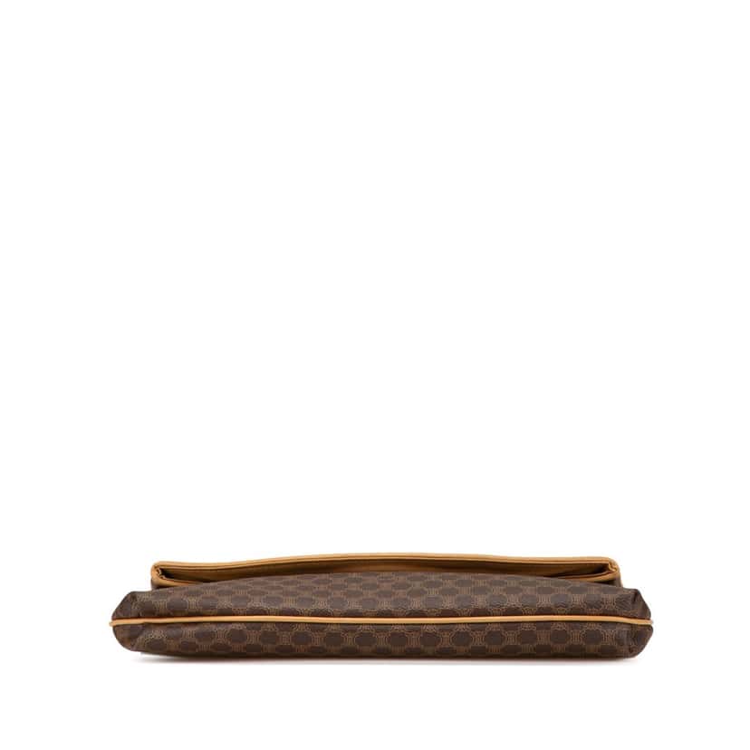 Celine Macadam Coated Canvas Clutch Brown Canvas Good condition - Inside View