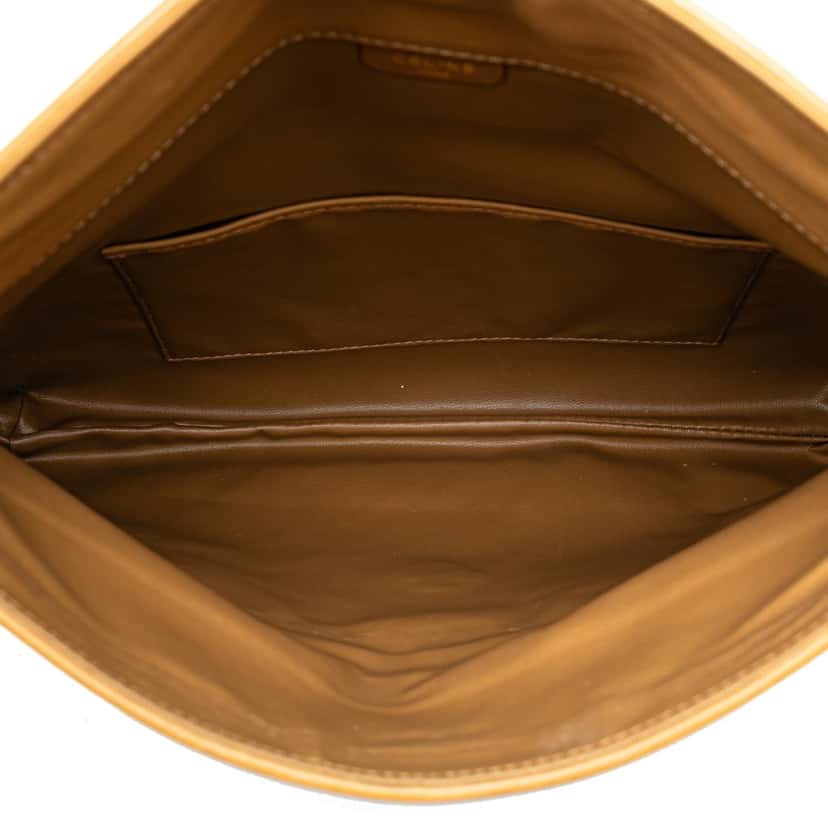 Celine Macadam Coated Canvas Clutch Brown Canvas Good condition - Model View