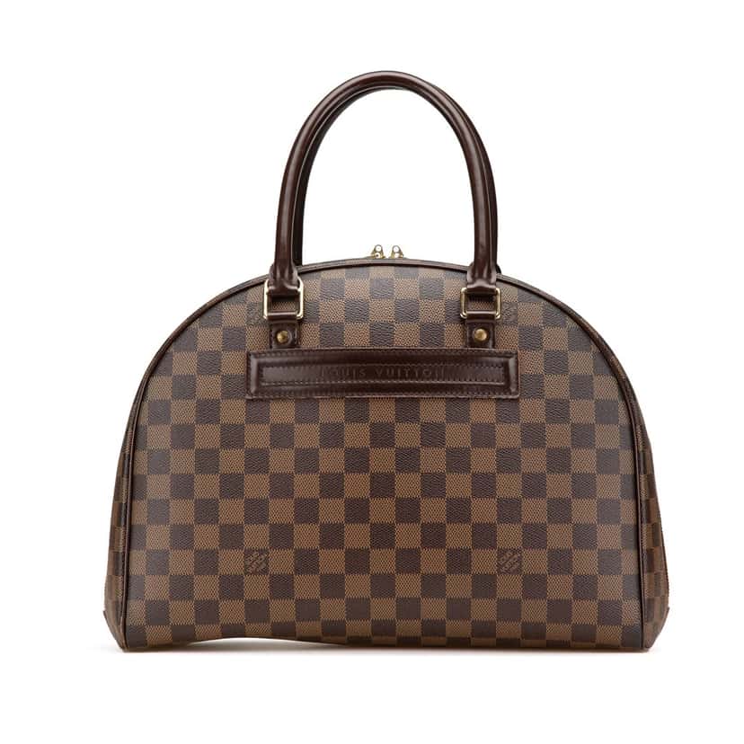 Louis Vuitton Damier Ebene Nolita Brown Canvas Good condition - Front View