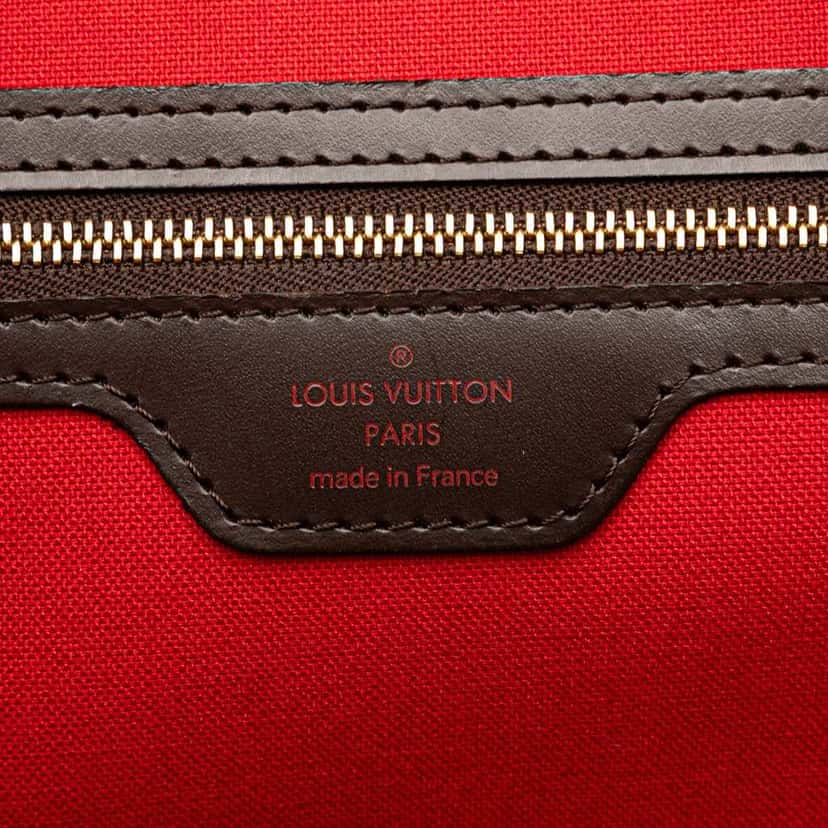 Louis Vuitton Damier Ebene Nolita Brown Canvas Good condition - Box View