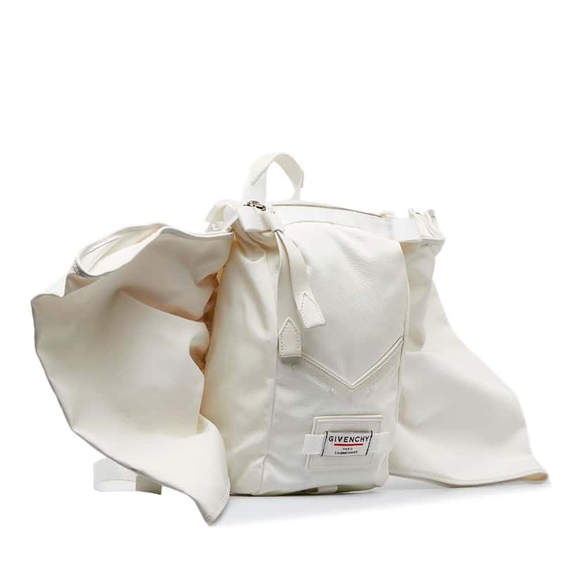Givenchy Downtown Bow Backpack White Very good condition - Back View
