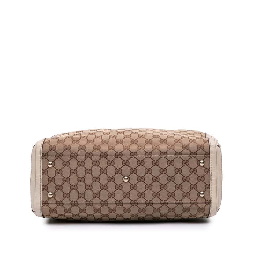 Gucci Medium GG Canvas Bella Tote Brown Canvas Good condition - Inside View