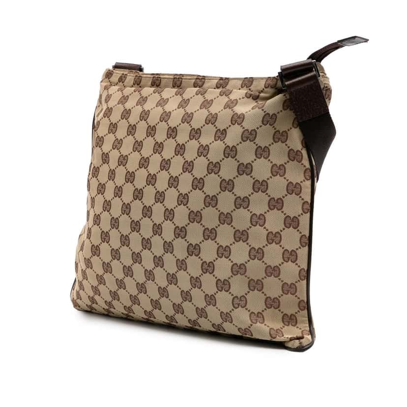 Gucci GG Canvas Crossbody Brown Canvas Good condition - Back View