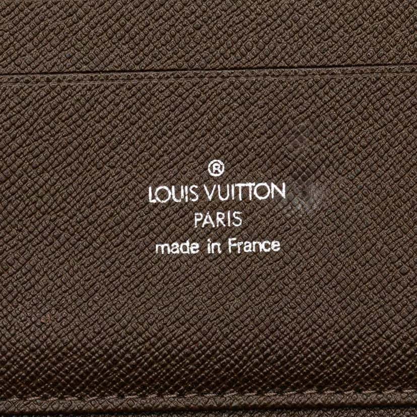 Louis Vuitton Taiga Atoll Organizer Brown Leather Good condition - Box View