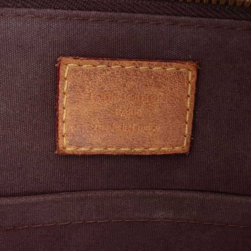 Louis Vuitton Monogram Vernis Alma BB Purple Leather Good condition - Box View