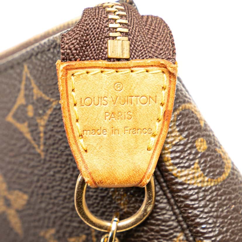 Louis Vuitton Monogram Mini Pochette Accessoires Brown Canvas Good condition - Box View
