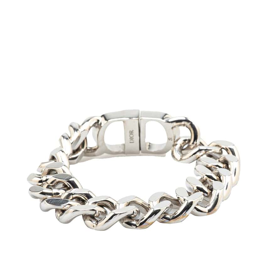 Dior Silver CD Logo Bracelet Silver Silver Good condition - Inside View