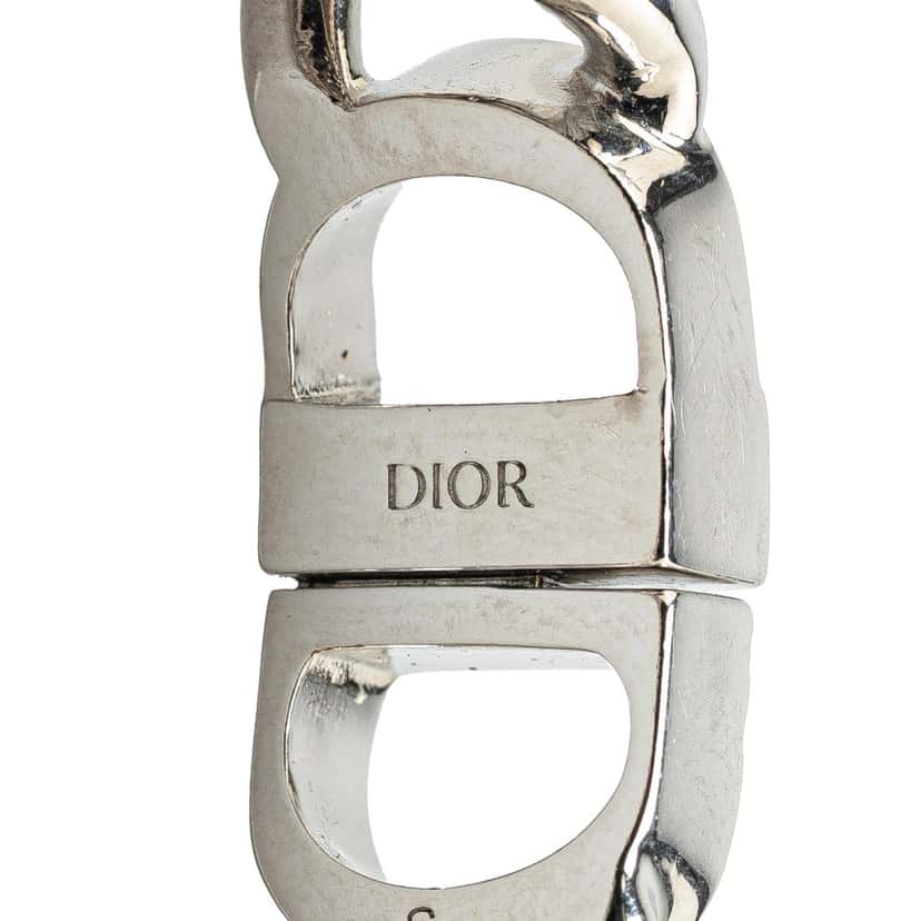 Dior Silver CD Logo Bracelet Silver Silver Good condition - Model View