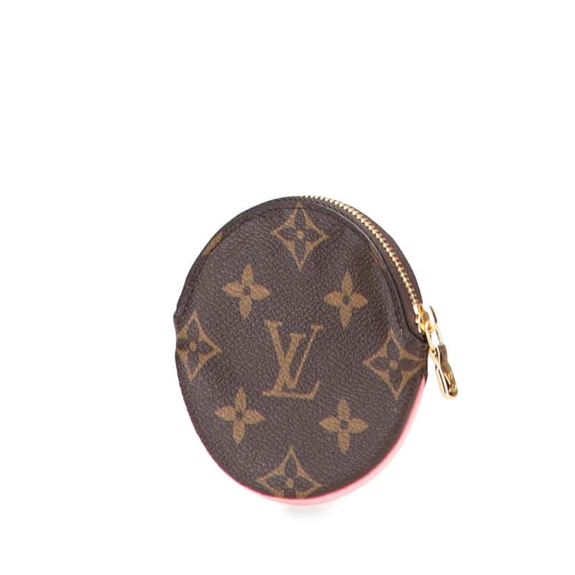 Louis Vuitton Monogram Vivienne Christmas Animation Swing Ride Round Coin Purse Brown Canvas Good condition - Back View