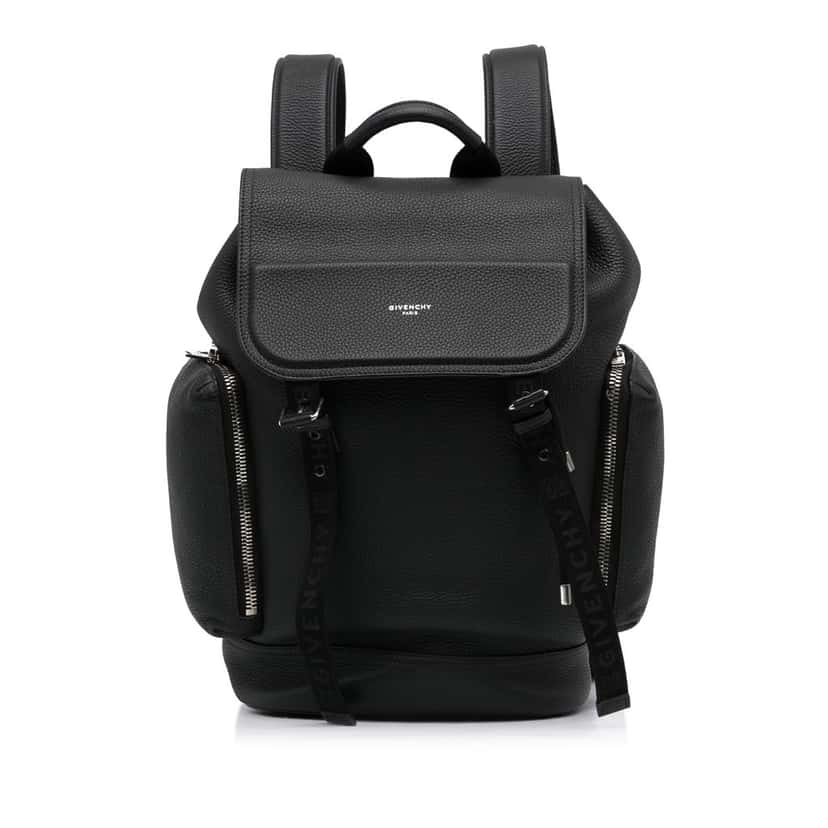 Givenchy Leather Backpack Black Leather Good condition - Front View