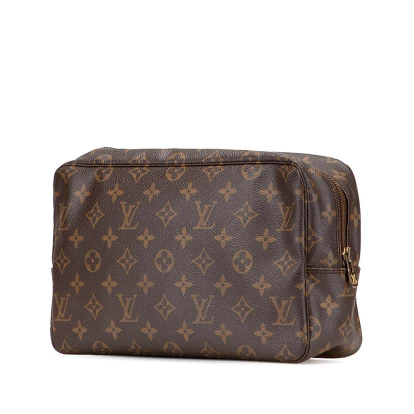 Louis Vuitton Monogram Trousse Toilette 28 Brown Canvas Good condition - Back View