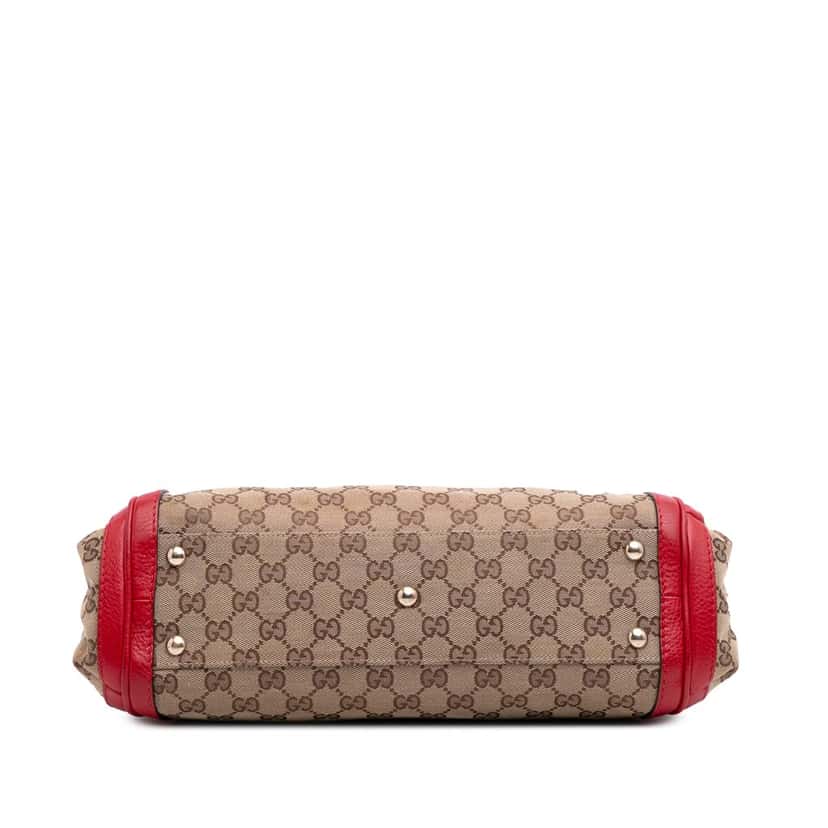 Gucci GG Canvas Bella Satchel Brown Canvas Good condition - Inside View