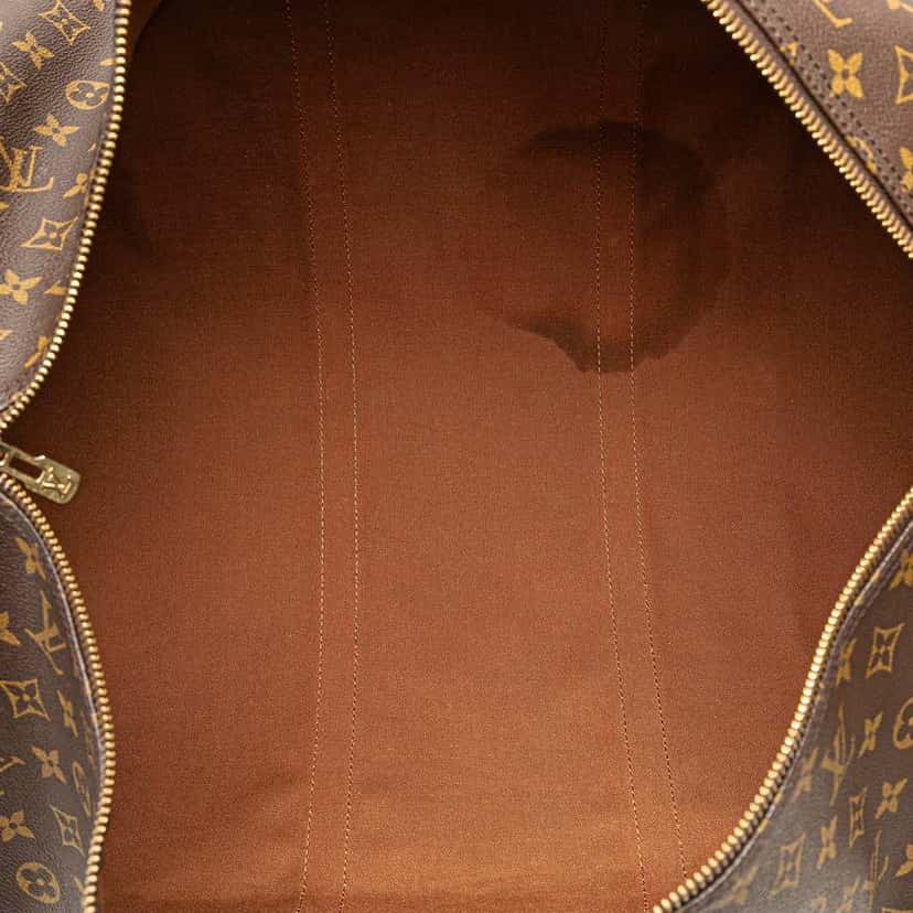 Louis Vuitton Monogram Keepall Bandouliere 60 Brown Canvas Good condition - Model View