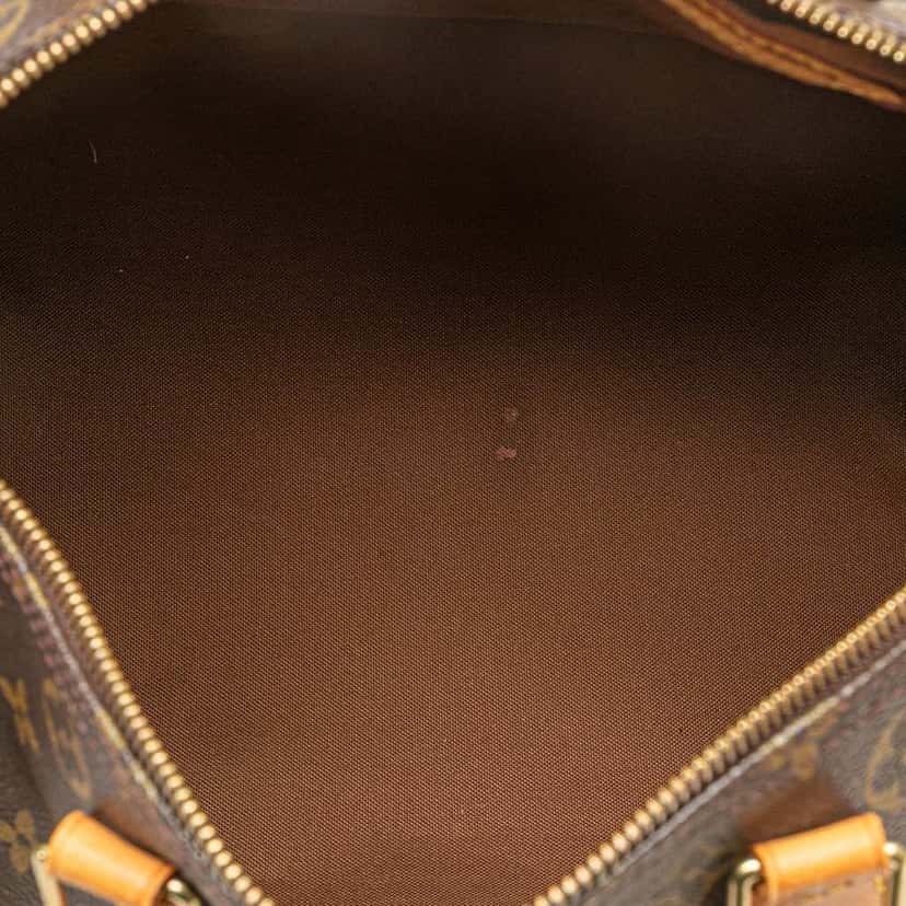 Louis Vuitton Monogram Speedy 30 Brown Canvas Fair condition - Model View
