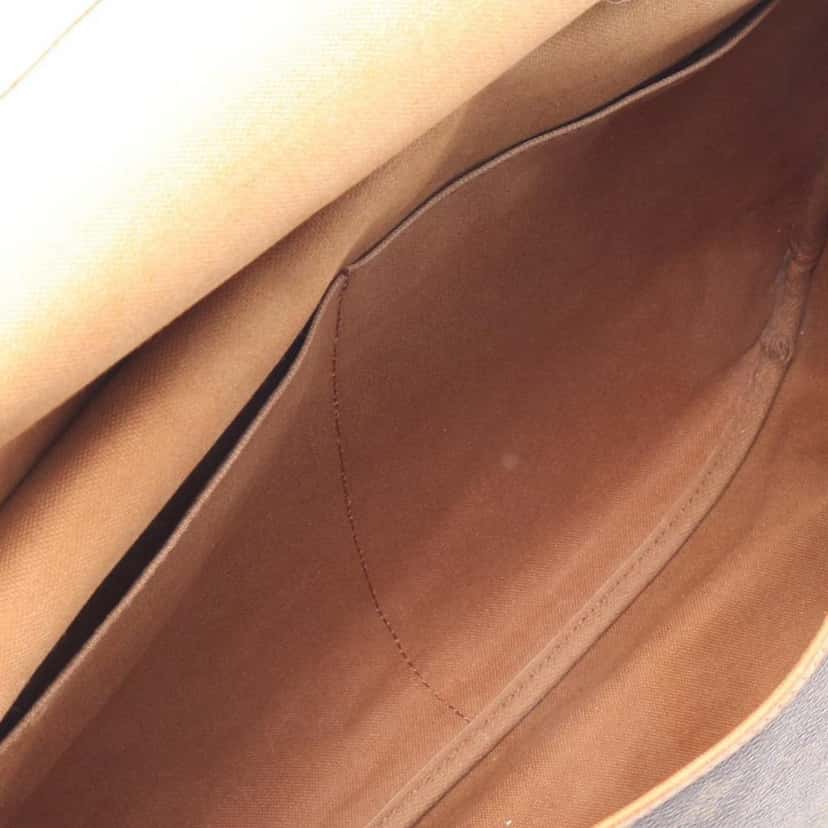 Louis Vuitton Monogram Saumur 35 Brown Canvas Good condition - Inside View