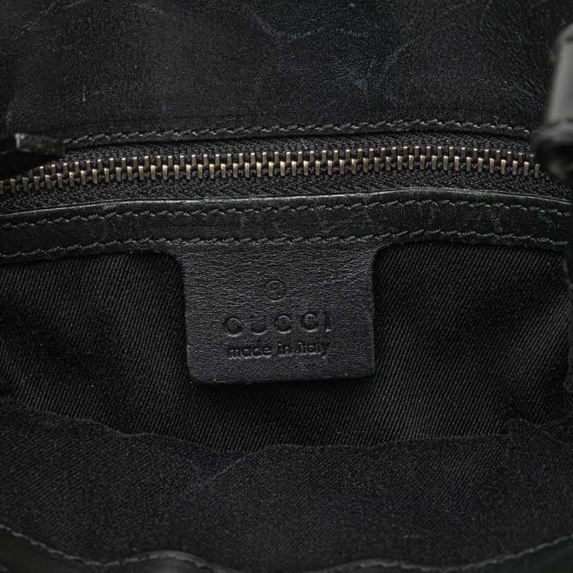 Gucci GG Canvas Shoulder Bag Black Canvas Good condition - Box View