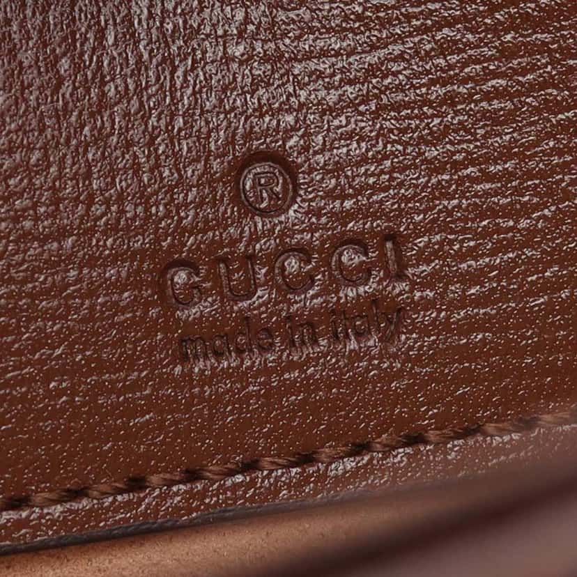 Gucci Mini GG Supreme Jackie 1961 Crossbody Brown Canvas Good condition - Model View