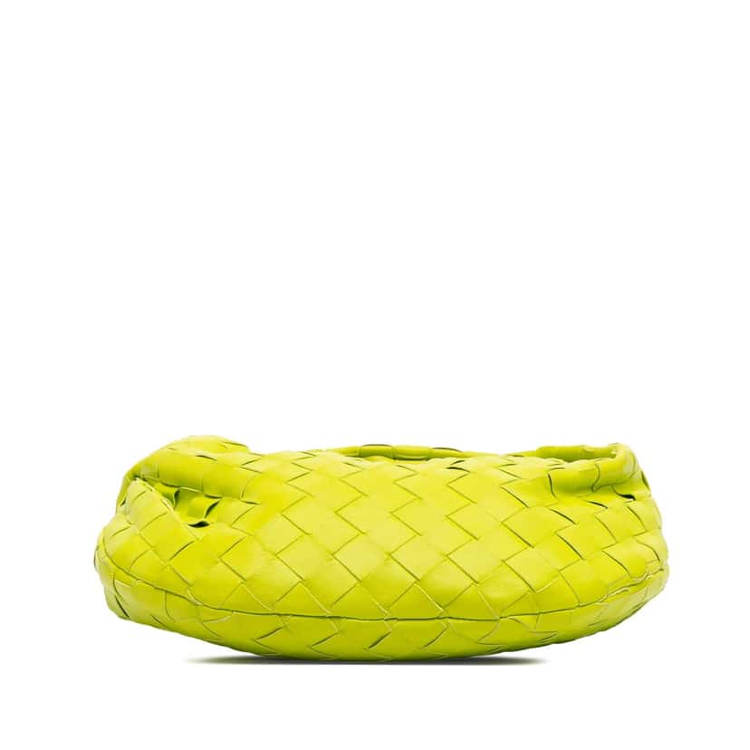 Bottega Veneta Mini Nappa Intrecciato Jodie Green Leather Good condition - Inside View