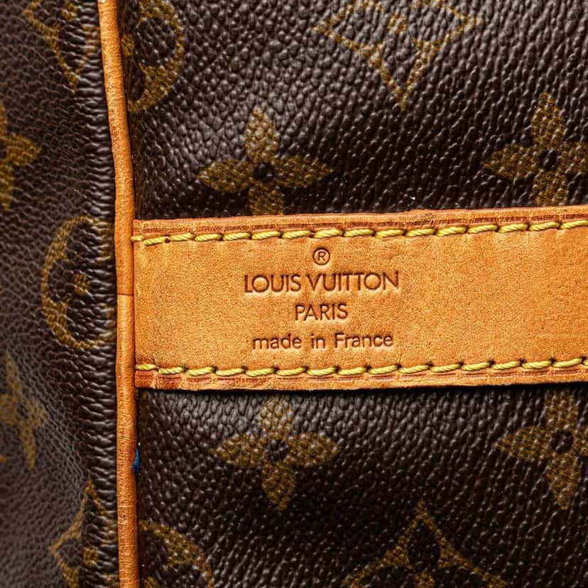 Louis Vuitton Monogram Keepall Bandouliere 55 Brown Canvas Fair condition - Box View