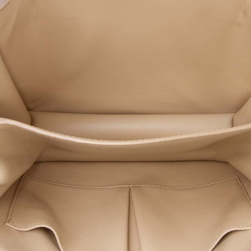 Celine Medium Calfskin Classic Box Brown Leather Good condition - Model View