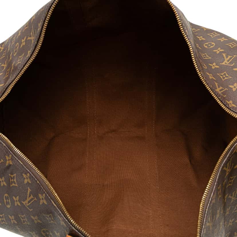 Louis Vuitton Monogram Keepall 60 Brown Canvas Good condition - Model View