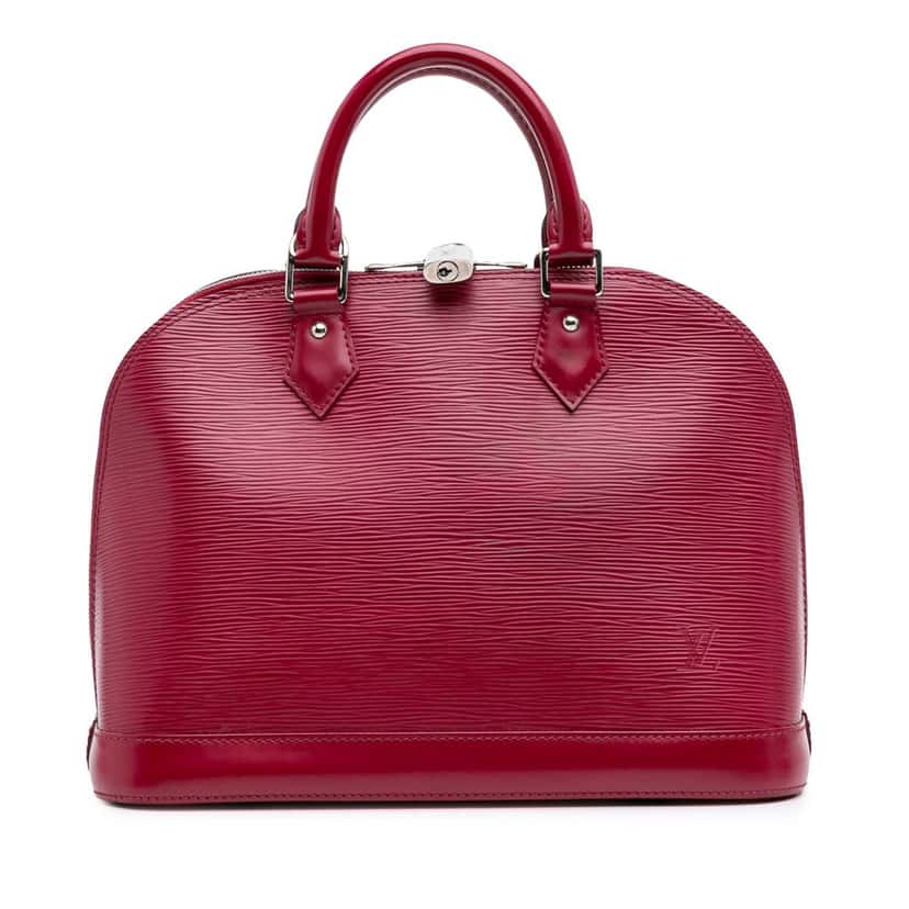 Louis Vuitton Epi Alma PM Pink Leather Good condition - Front View
