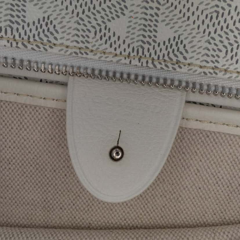 Goyard Goyardine Artois PM White Canvas Good condition - Box View