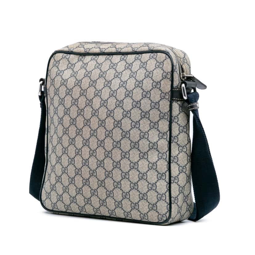 Gucci GG Supreme Crossbody Brown Canvas Good condition - Back View