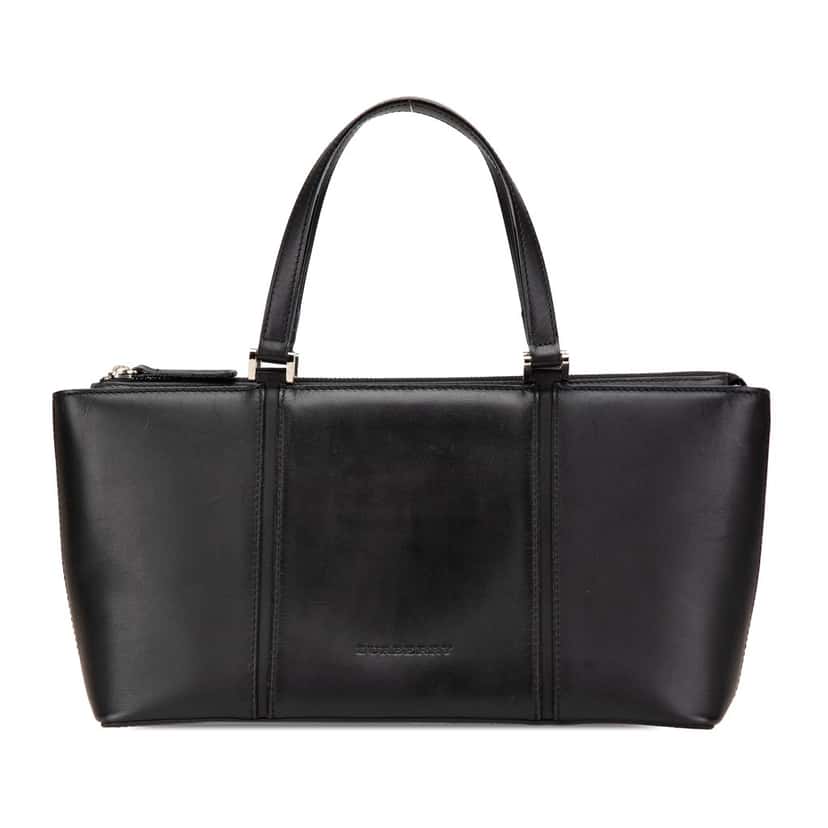 Burberry Leather Tote Black Leather Good condition - Front View
