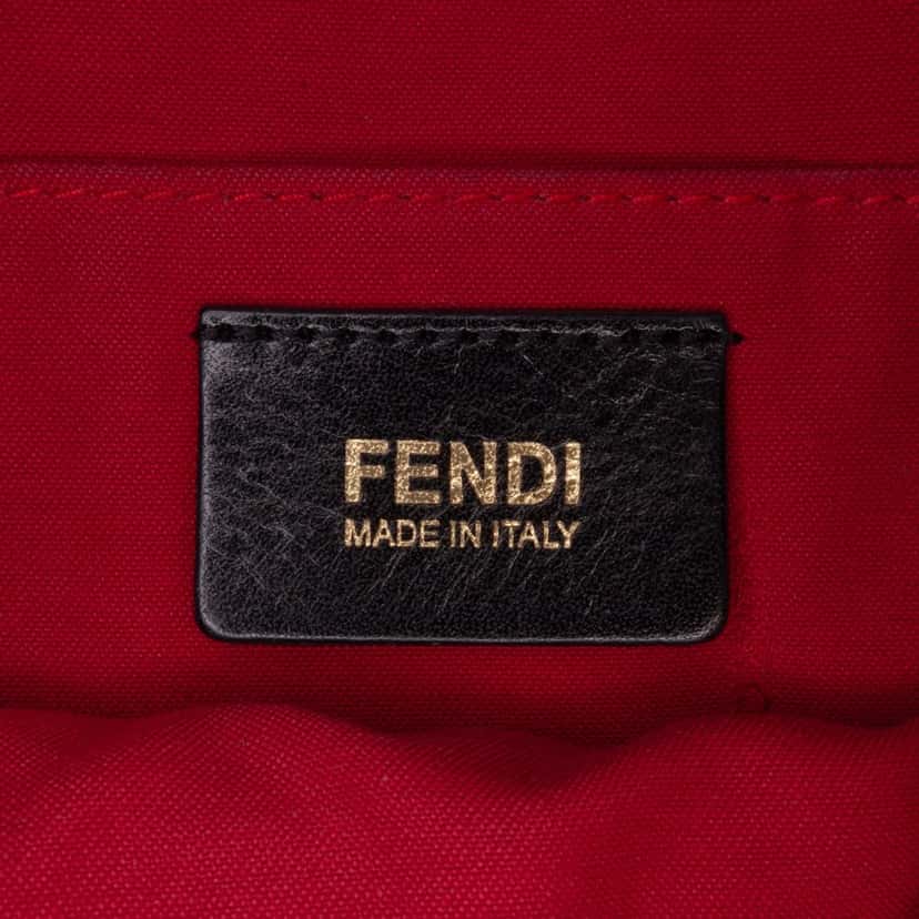 Fendi Zucchino Spalmati Crossbody Black Canvas Good condition - Box View