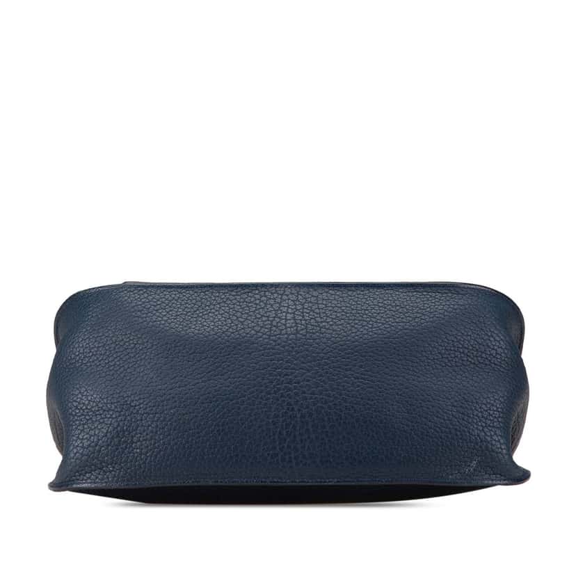 Hermès Fjord Jypsiere 31 Blue Leather Good condition - Inside View