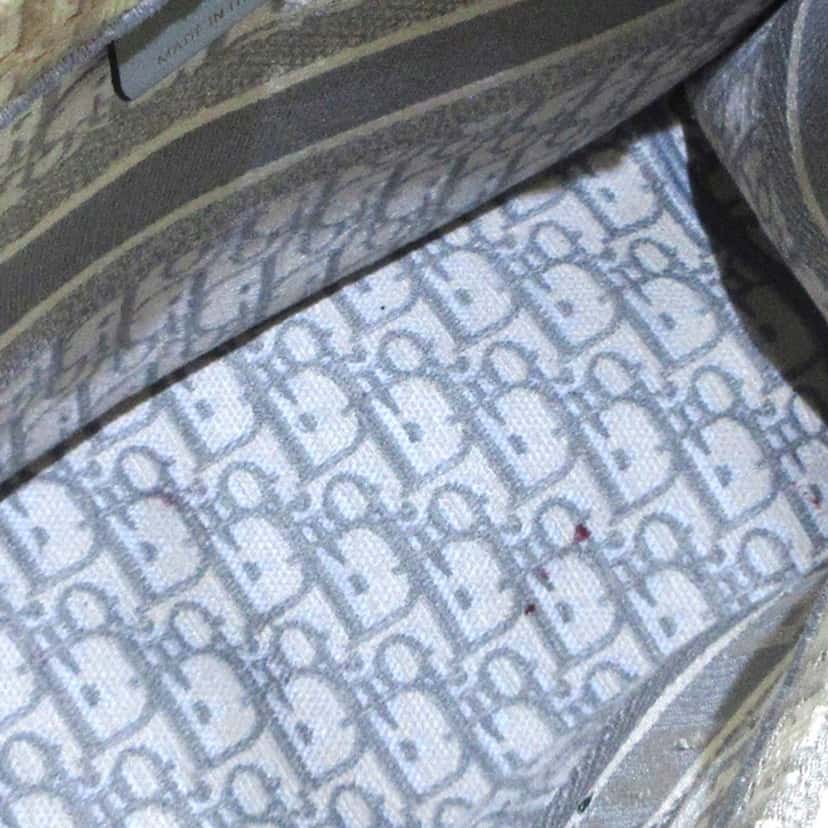 Dior Medium Oblique Book Tote Grey Canvas Good condition - Box View